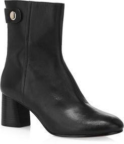 Ramet Leather Ankle Boots - Black - Size 10