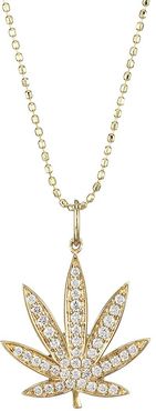 14K Gold & Diamond Mary Jane Pendant Necklace
