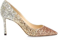 Romy Ombré Glitter Pumps - Light Gold - Size 11