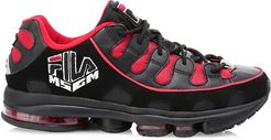 x Fila Mixed-Media Sneakers - Red - Size 7.5