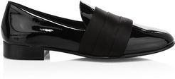 Cummerbund Patent Leather Loafers - Nero - Size 9