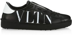 Garavani VLTN Rockstud Logo Sneakers - Black - Size 13