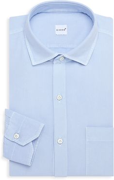 One Pocket Dress Shirt - Pastel Blue - Size 16.5
