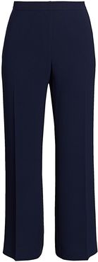 Dalton Wide-Leg Wool Pants - Royal Blue - Size 18