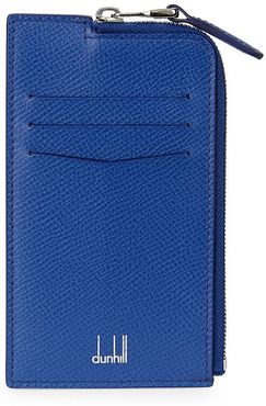 Cadogan Leather Card Case - Cobalt
