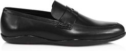 Downing 3D Leather Penny Loafers - Black - Size 11