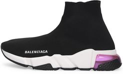 Speed LT Sock Sneakers - Black Multi - Size 11