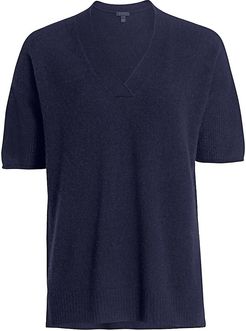 COLLECTION Cashmere Knit Tunic - Navy Dusk - Size XS