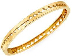 Capture Me 18K Yellow Gold Bangle Bracelet - Gold