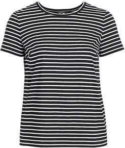 The Modern Striped Tee - Black Multi - Size XL