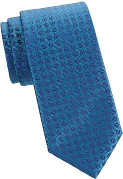 Dotted Silk Tie - Turquoise