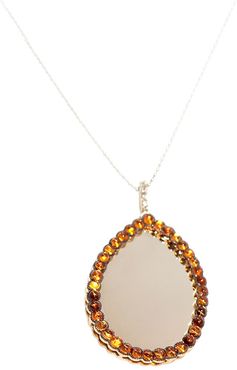 Murree 18K Yellow Gold, Citrine & Diamond Pendant Necklace - Diamond