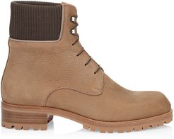 Trapman Leather Combat Boots - Fennec - Size 7