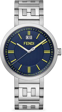 Forever Fendi Stainless Steel Bracelet Watch - Silver Multi