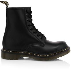 1460 Leather Combat Boots - Black - Size 11