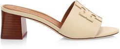 Ines Leather Mules - New Cream - Size 8