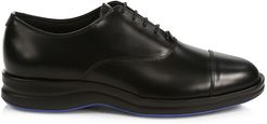 Profit Cap Toe Leather Dress Shoes - Black - Size 13
