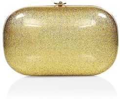 Elina Plus Stardust Clutch - Gold