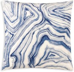 Arles Velvet Down Pillow - Blue