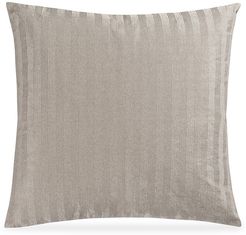 Prato Metallic Foil Velvet Pillow - Beige