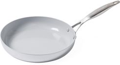 Venice Pro Stainless Steel & Ceramic Nonstick Fry Pan - Stainless - Size 8