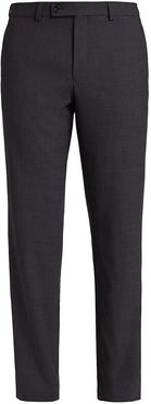 COLLECTION Micro Check Dress Pants - Grey Multi - Size 30