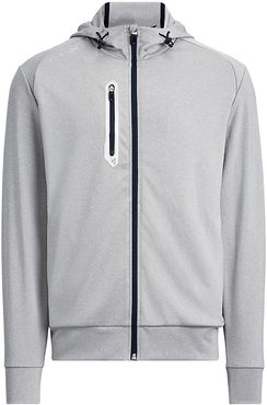 Tech Jersey Full-Zip Hoodie - Grey - Size XXL
