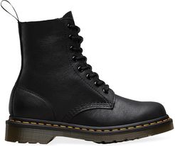 1460 Pascal Leather Combat Boots - Black - Size 10