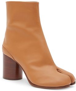 Tabi Leather Ankle Boots - Brown - Size 9.5