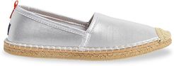 Beachcomber Metallic Espadrille Water Shoes - Platinum - Size 11