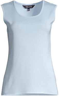 Classic Knit T-Shirt - Ice Blue - Size Medium