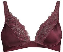 Shade Underwire Triangle Bra - Cranberry - Size 32C