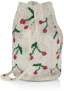 x Pura Utz Cherry Beaded Pouch