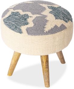 Handwoven Patterned Stool
