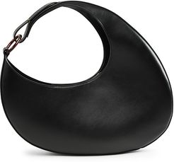 Ostra Leather Shoulder Bag - Black