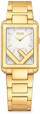 Run Away Goldtone Stainless Steel Bracelet Watch - Gold
