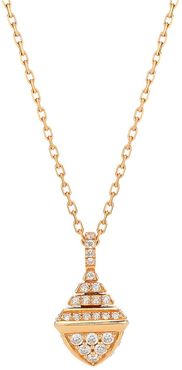 Cleo By Marli Rev 18K Rose Gold & Diamond Pendant Necklace - Rose Gold