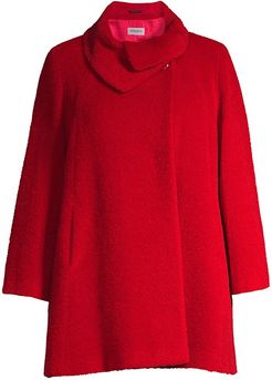 Turtleneck Coat - Red - Size 18