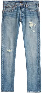 Sullivan Distressed Slim Jeans - Buford Star - Size 42