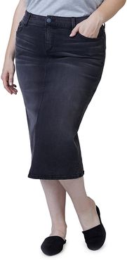 Denim Pencil Skirt - Adrianna - Size 22