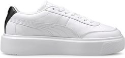 Oslo Maja Leather Sneakers - White - Size 10