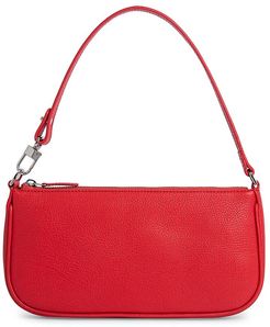Rachel Leather Shoulder Bag - Red