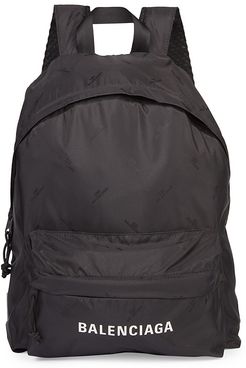 Expandable Backpack - Black White