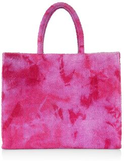 Large The Sunbaker Terry Tote - Raspberry