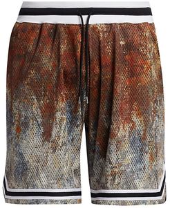 Game Stripe Tie Dye Shorts - Crash - Size XS