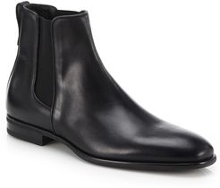 Adrian Leather Chelsea Boots - Black - Size 8.5