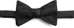 Grosgrain Silk Bow Tie - Black