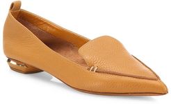 Beya Leather Loafers - Tan - Size 11