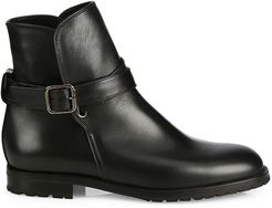 Sulgamba Leather Ankle Boots - Black - Size 9