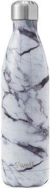 Elements Collection Stainless Steel Water Bottle - White Marble